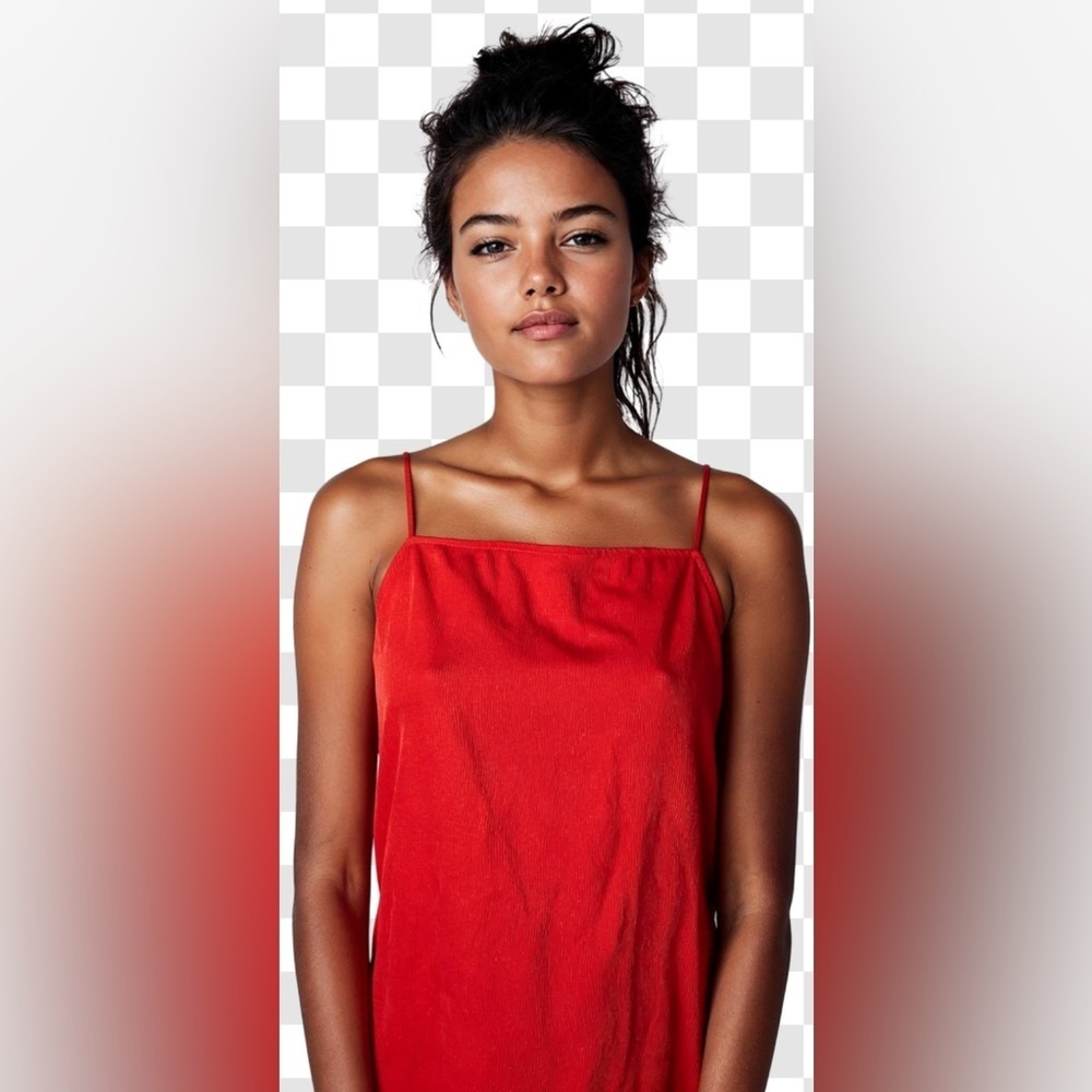NWT- XL Fully Lined 
Red Chiffon quilted Sexy spaghetti strap 
2026 Season